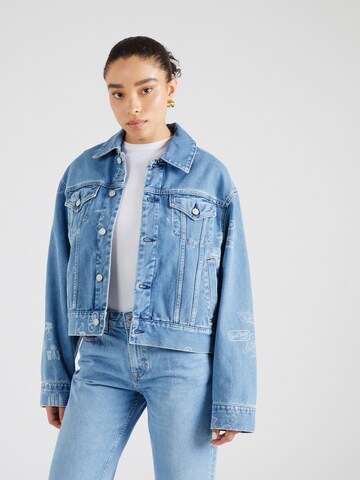 Carhartt WIP Between-season jacket 'Stamp' in Blue: front