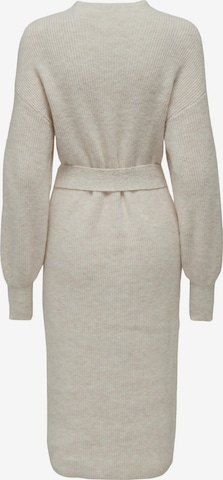 ONLY Knitted dress 'THILDE' in Beige