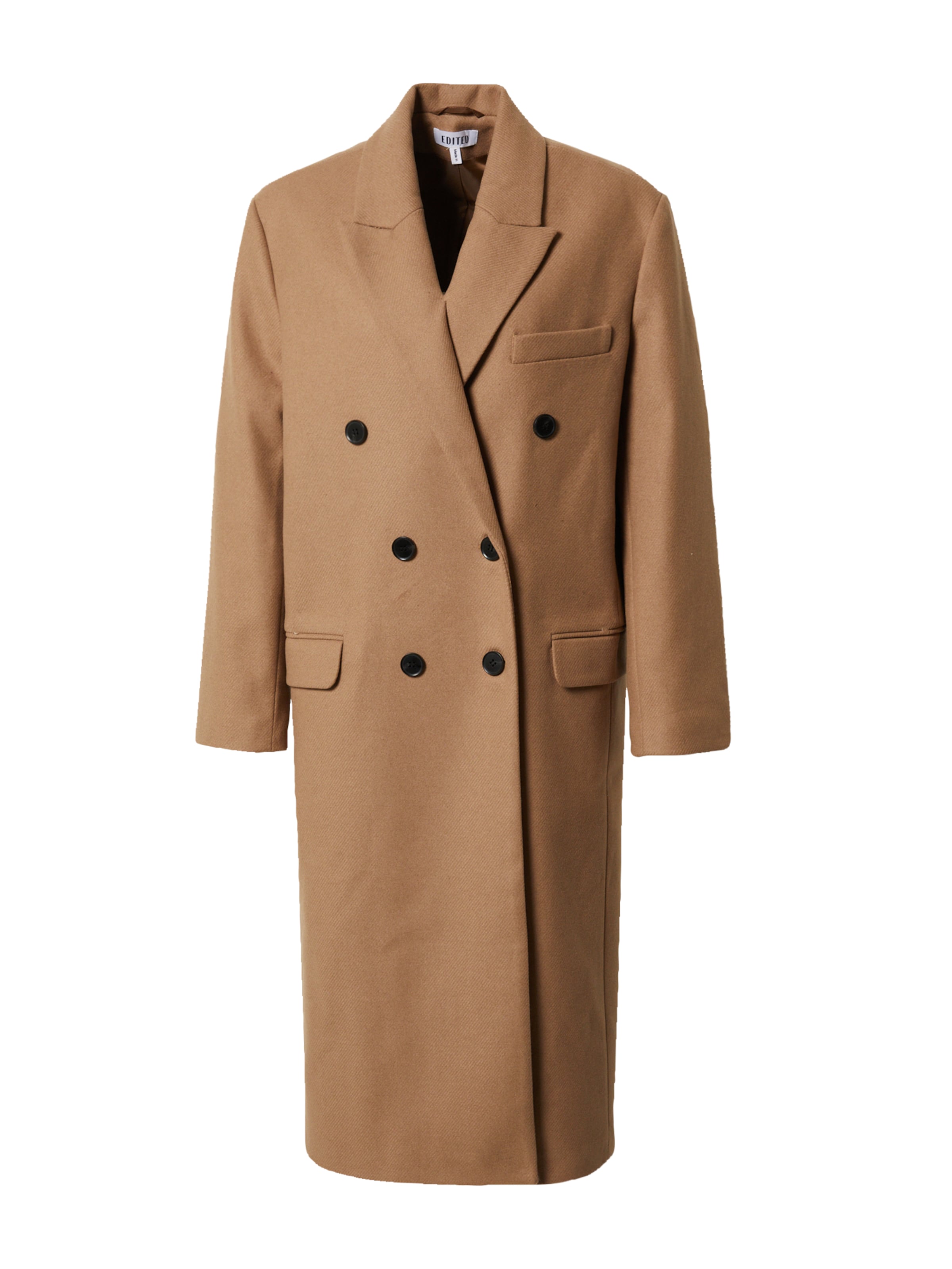 EDITED Between-Seasons Coat 'Singa' in Brown: front