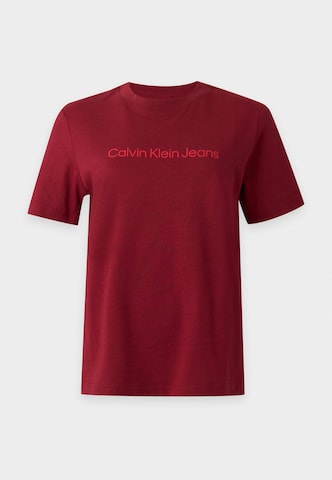 Calvin Klein JeansMajica 'Classic' - crvena boja: prednji dio