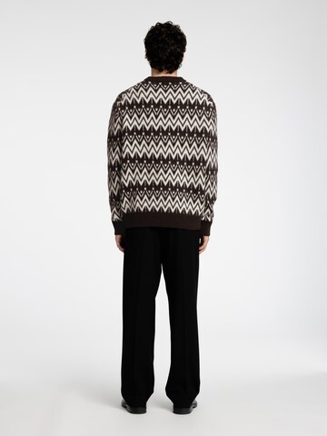 Pull-over 'SLHPine' SELECTED HOMME en marron