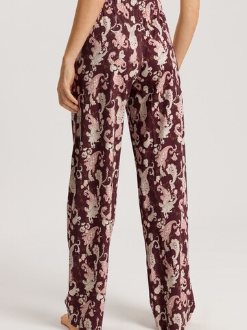 Hanro Pyjamabroek ' Loungy Nights ' in Bruin