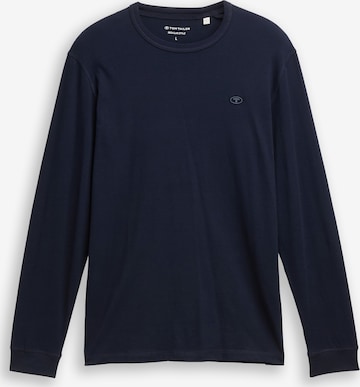 Tricou de la TOM TAILOR pe albastru: față