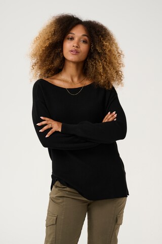 Pull-over 'Luka Boatneck' Love Copenhagen en noir : devant