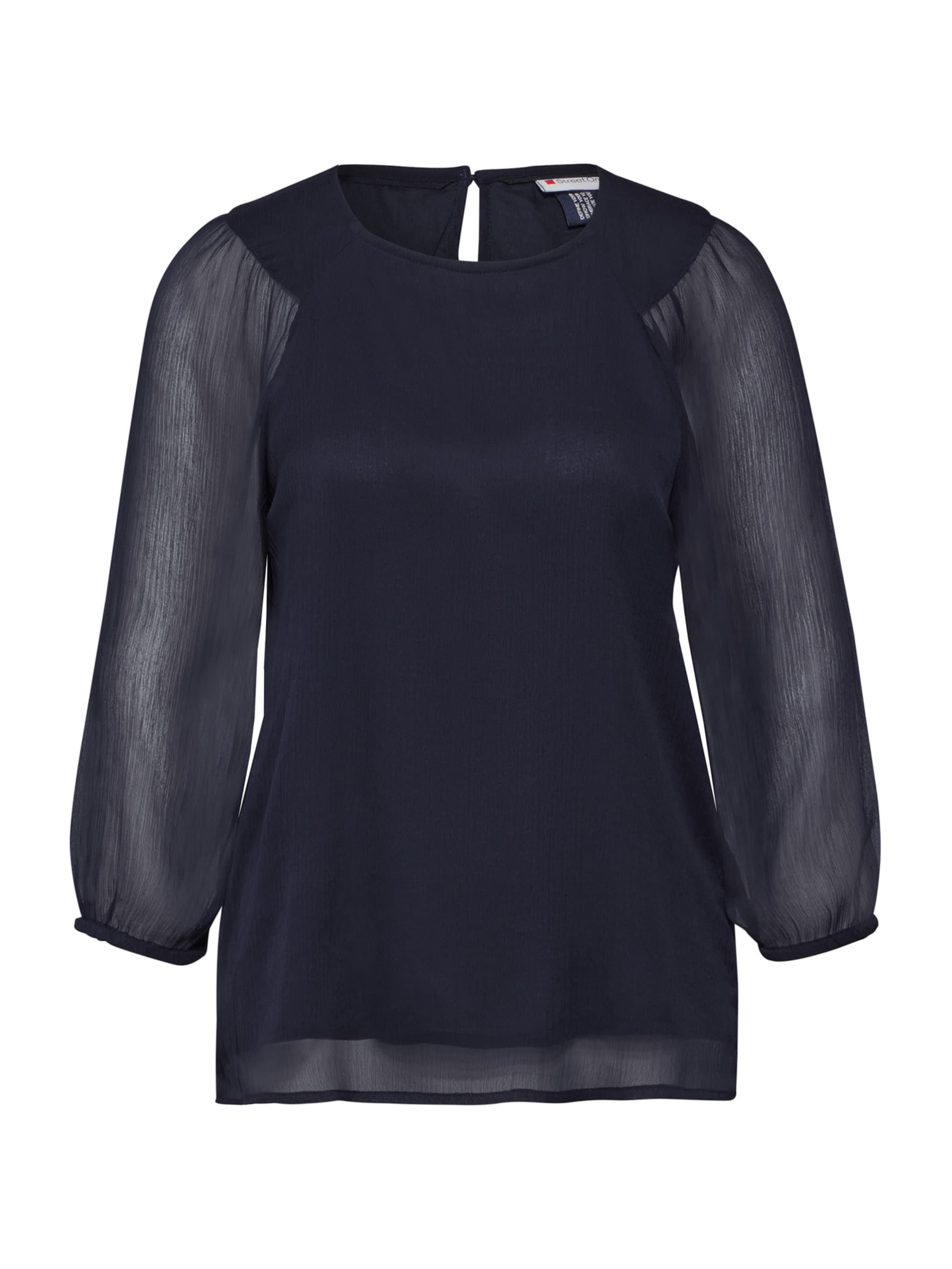 STREET ONE Blúzka - Modrá: predná strana