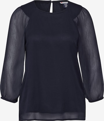 STREET ONE Bluse in Blau: Vorderseite