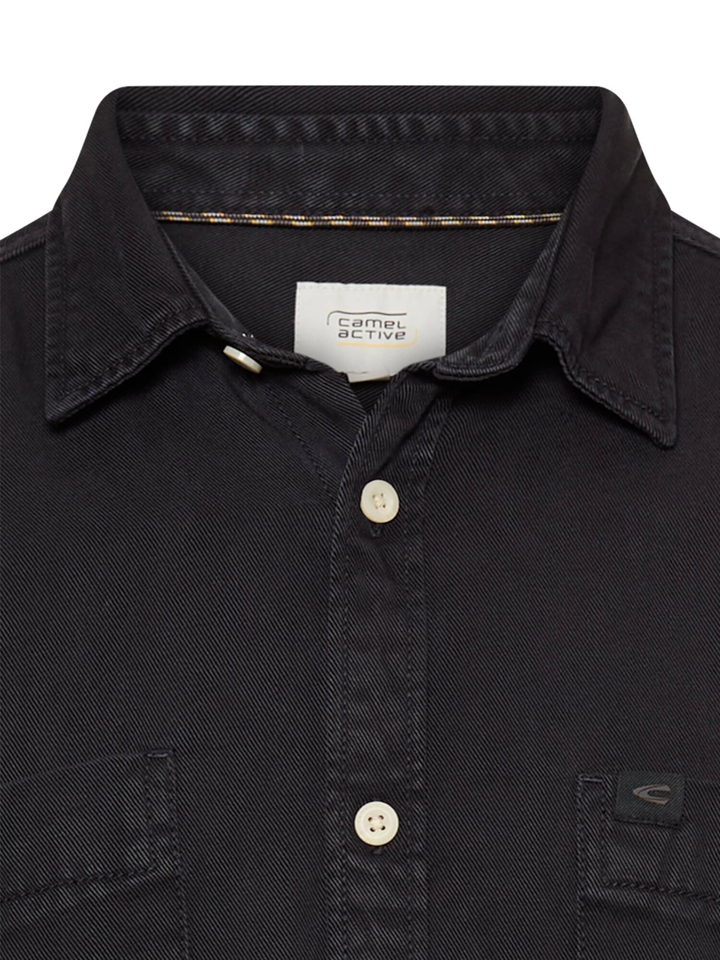 CAMEL ACTIVE Regular Fit Hemd in Schwarz