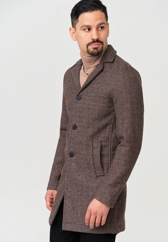 JEFF Winter Coat 'Bester' in Brown: front