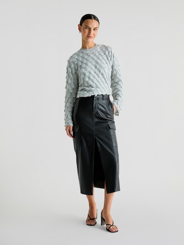 Scalpers Sweater ' ' in Grey: front