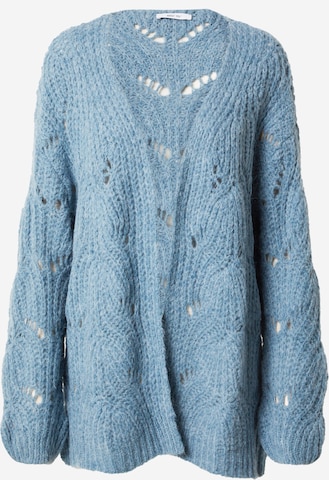 ABOUT YOU Knit Cardigan 'Fiona' in Blue: front