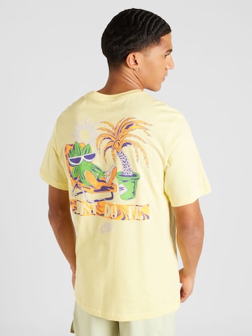 Nike Sportswear Shirt 'SPRING BREAK SUN' in Yellow: front