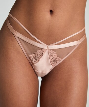 Hunkemöller String 'Nisha' in Beige: voorkant