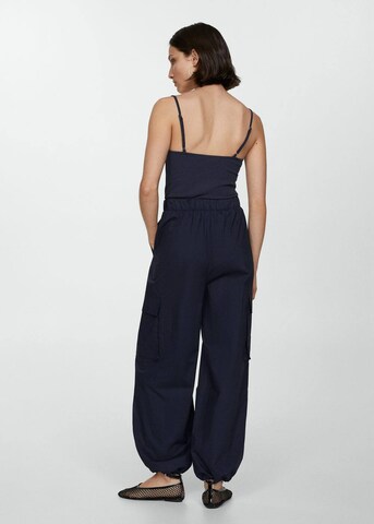 MANGO Jumpsuit 'Boston' in Blauw