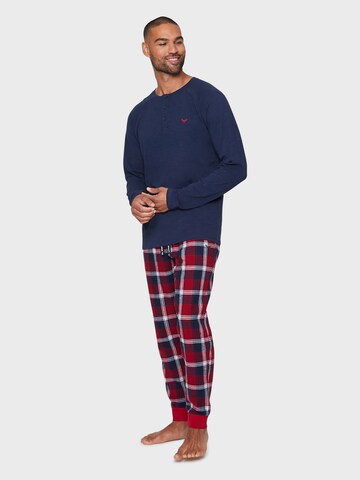 Threadbare Pyjama in Blau: Vorderseite