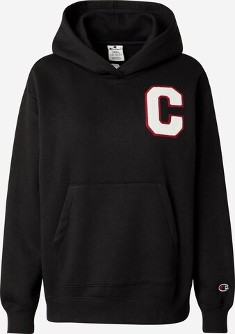 Felpa di Champion Authentic Athletic Apparel in nero: frontale