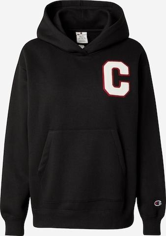 Champion Authentic Athletic Apparel Sweatshirt in Black: front