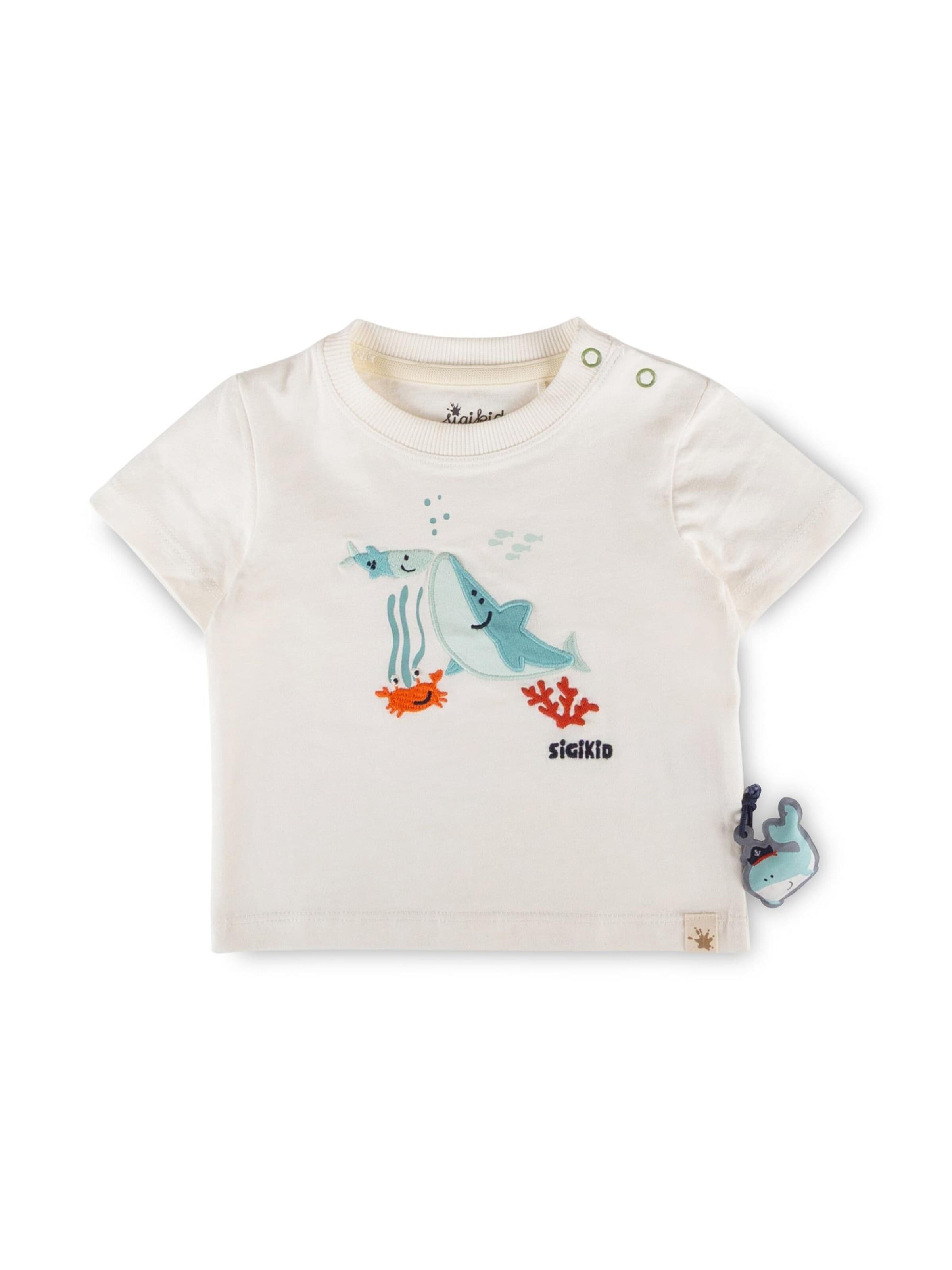 SIGIKID Shirt 'T-Shirt Happy Holiday' in 62/Regular in White, Item view