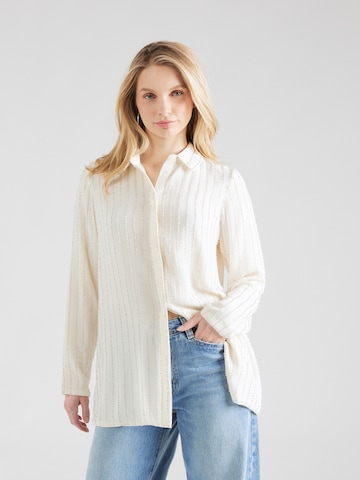 River Island - Blusa em bege: frente