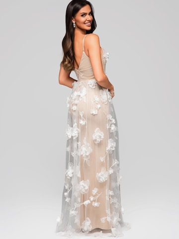 Ombre Abendkleid‌‌‌‌‌‌ in Beige