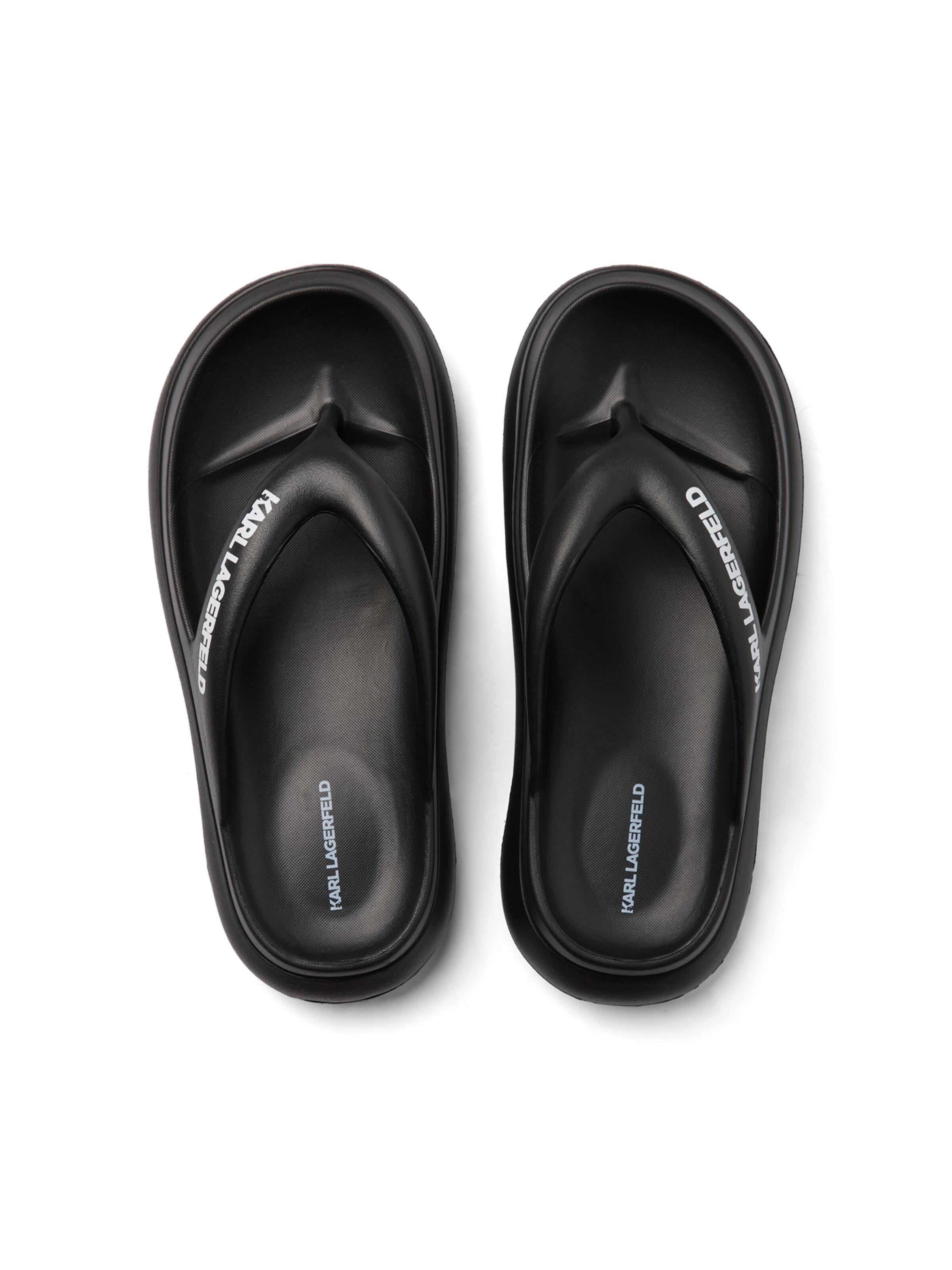 Papuci de casă ' SKOONA II ' de la KARL LAGERFELD JEANS pe negru