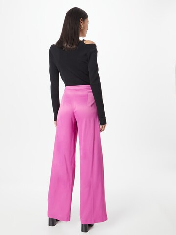 PATRIZIA PEPE Wide leg Pressveckad byxa i rosa