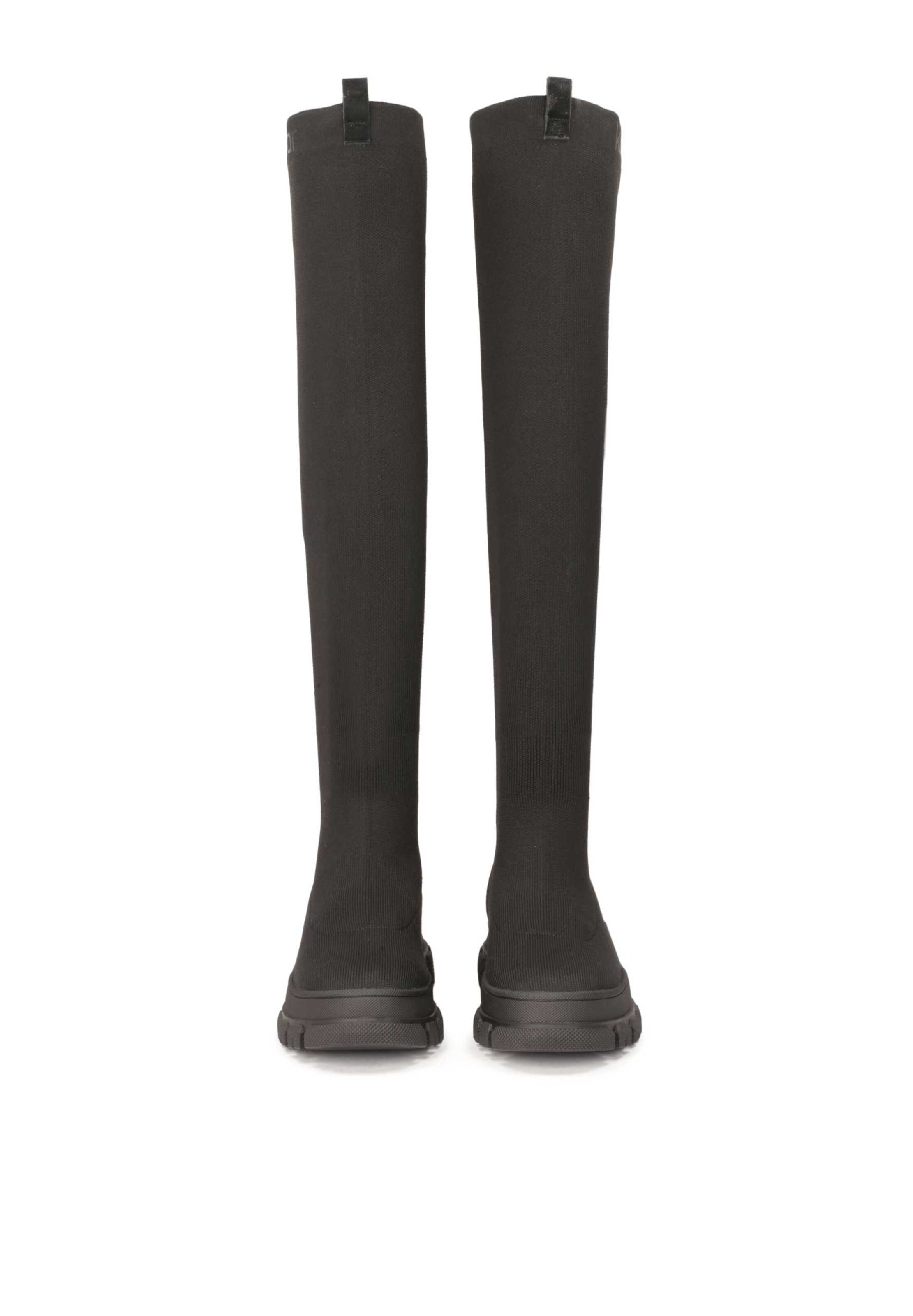 Kazar Térd feletti csizmák - fekete