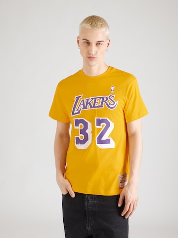 geltona Mitchell & Ness Marškinėliai 'NBA LAKERS MAGIC JOHNSON': priekis
