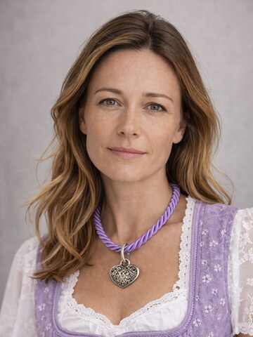 Allgäu Rebell Necklace 'Franzi' in Purple