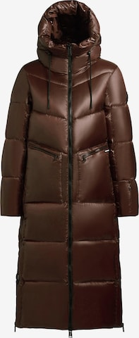 khujo Mantel 'Tonia' in Braun: Vorderseite