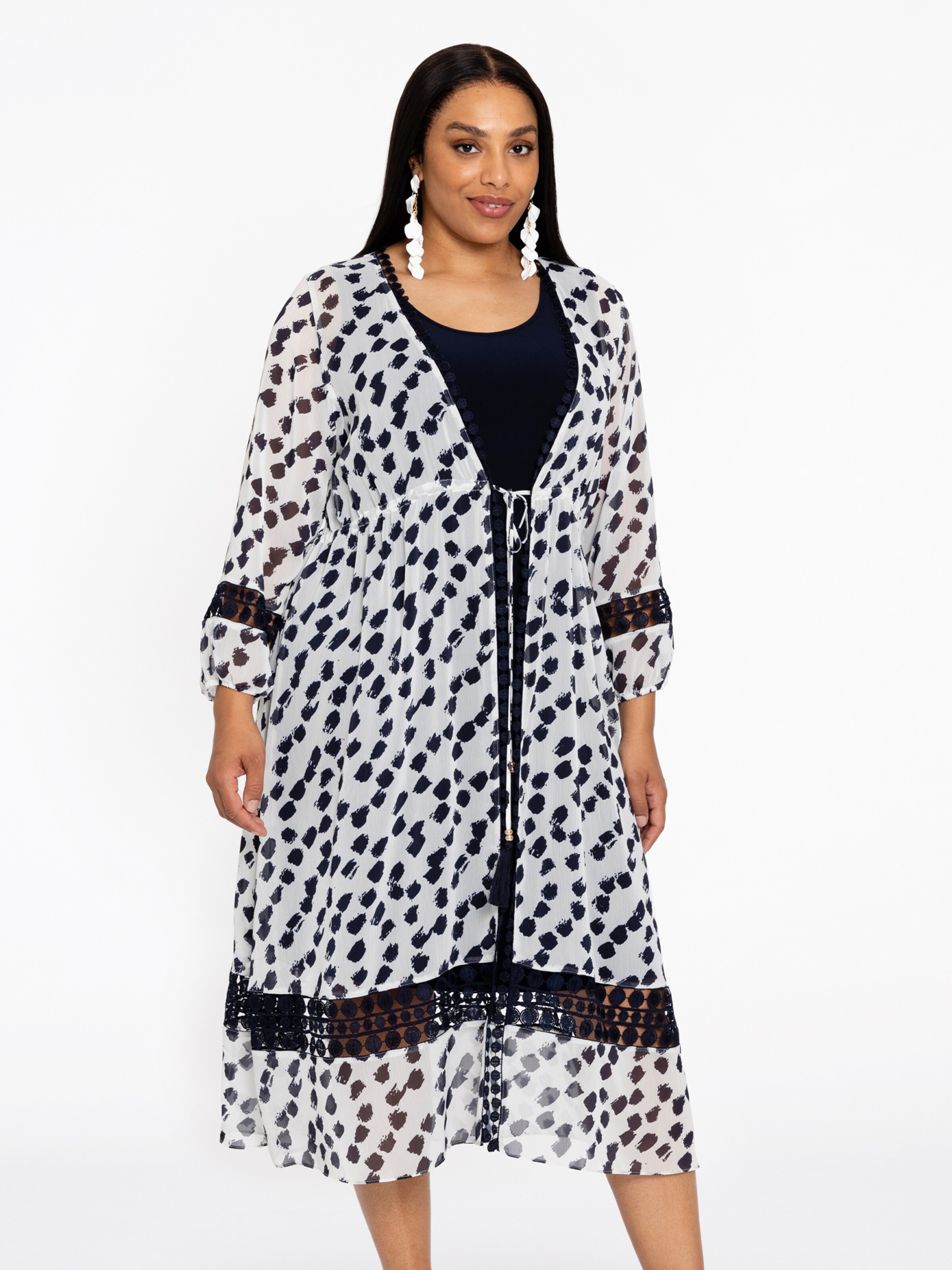 YOEK Knit cardigan in White