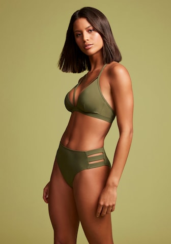 LASCANA Bikini Bottoms in Green