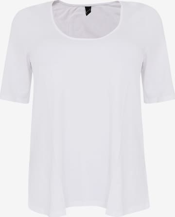 T-shirt YOEK en blanc : devant