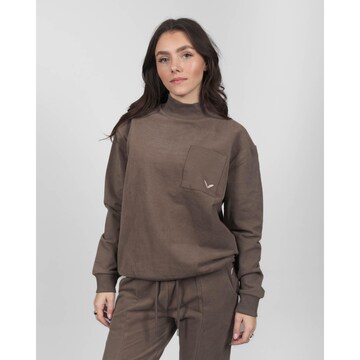 Kleinigkeit Sweatshirt 'Jägger 2.0' in Braun: Vorderseite