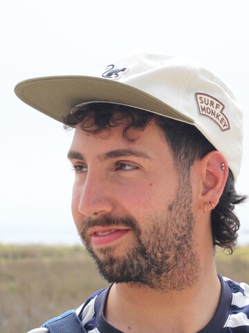 Surf Monkey Czapka z daszkiem '5-Panel Cap Organic' w kolorze beżowy: przód