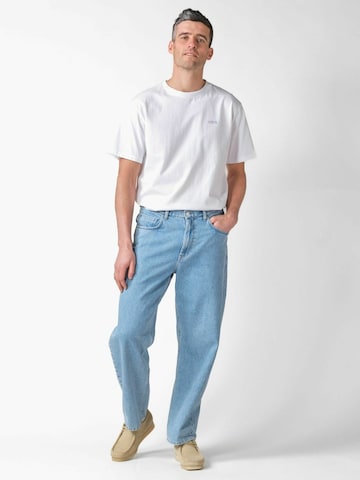 Klitmøller Regular Trousers ' Bastian ' in Blue: front
