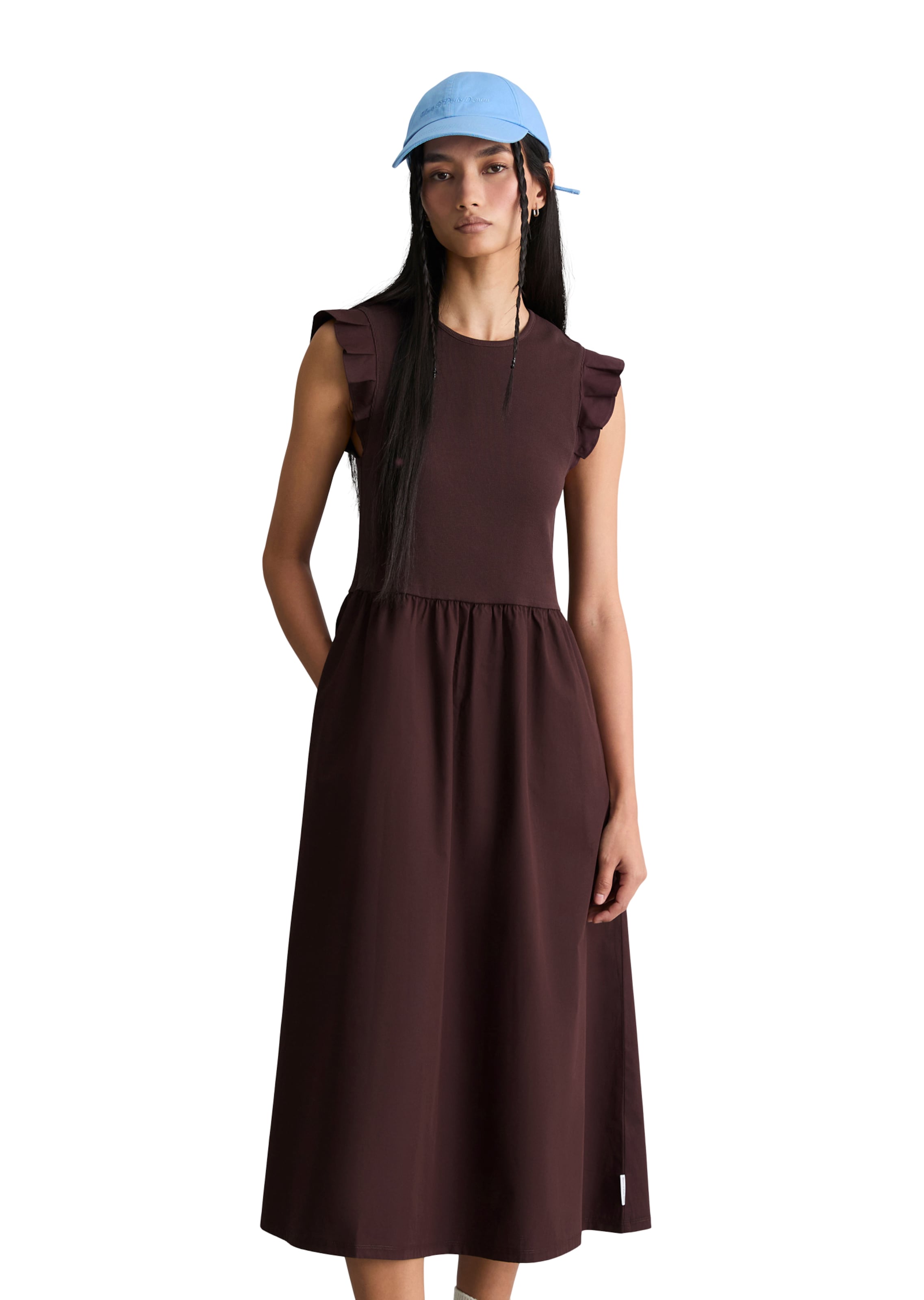 Marc O'Polo DENIM Dress in Red: front