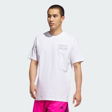 T-Shirt fonctionnel ADIDAS PERFORMANCE en blanc