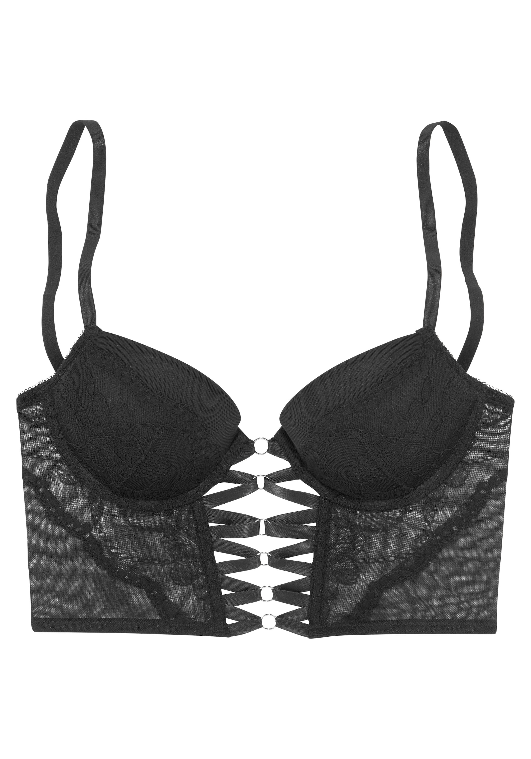 Corsage LASCANA en noir : devant