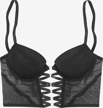 Corsetto di LASCANA in nero: frontale
