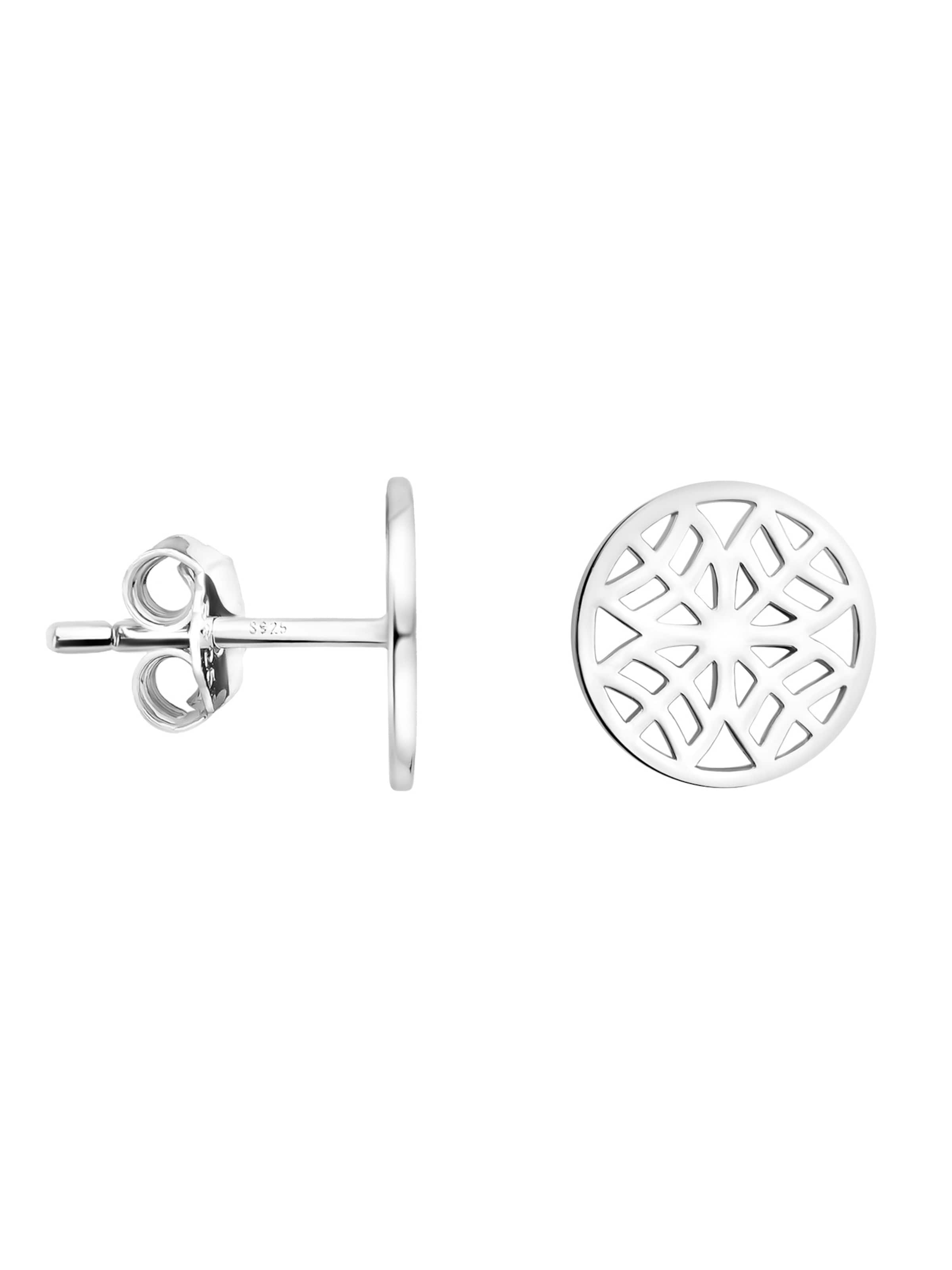 Sofia Milani Ohrringe 'Ornament Circle'‌‌‌‌‌‌ in One Size in silber, Produktansicht