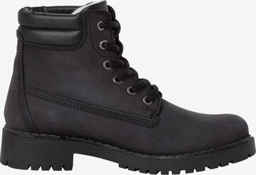 TAMARIS Lace-Up Ankle Boots in Black