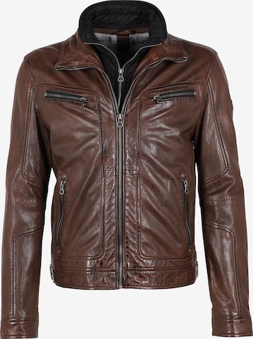 Gipsy Between-Season Jacket in Brown: front