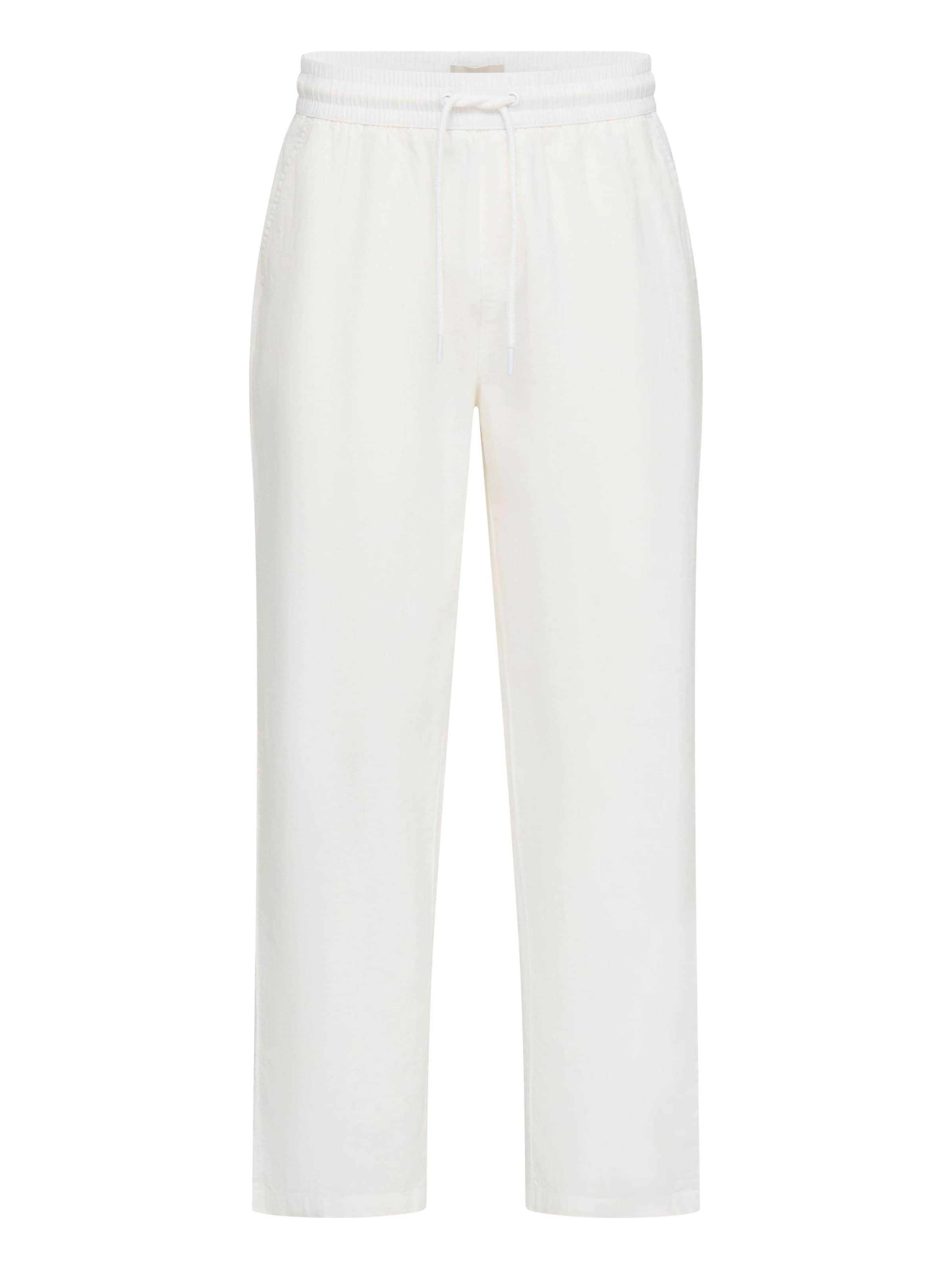 Pantalon chino 'BHAban' BLEND en blanc : devant