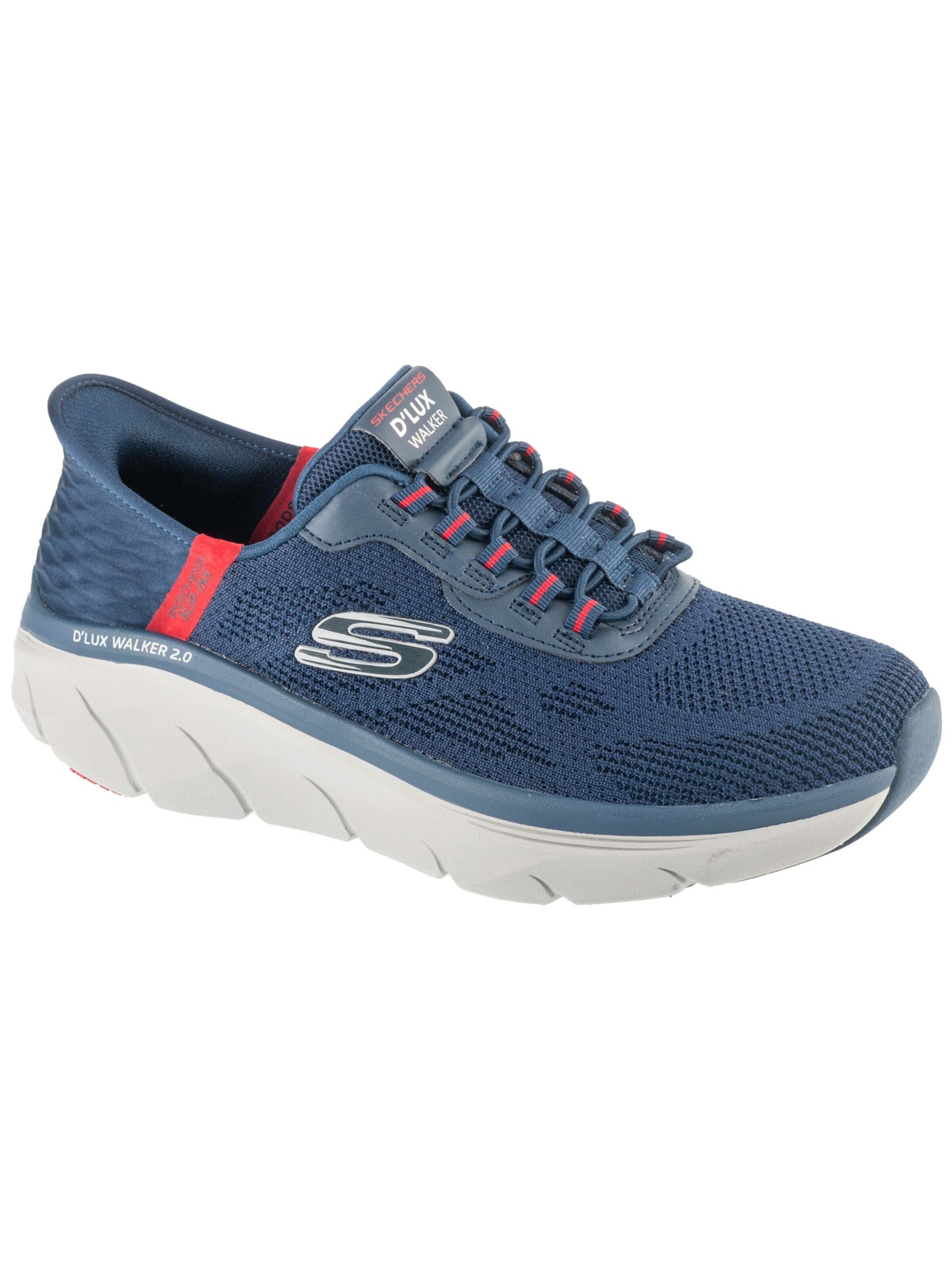 SKECHERS Sneakers 'Slip-ins: D'Lux Walker 2.0 - Rezinate' in Blue: front
