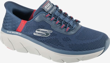SKECHERS Platform trainers 'Slip-ins: D'Lux Walker 2.0 - Rezinate' in Blue: front