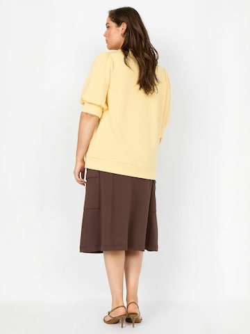 Sweat-shirt 'Sabina' Wasabi Concept en jaune