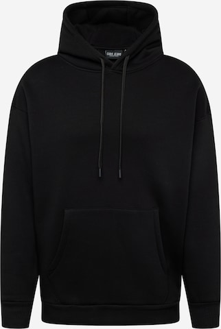 Cars JeansSweater majica 'FERGAL' - crna boja: prednji dio