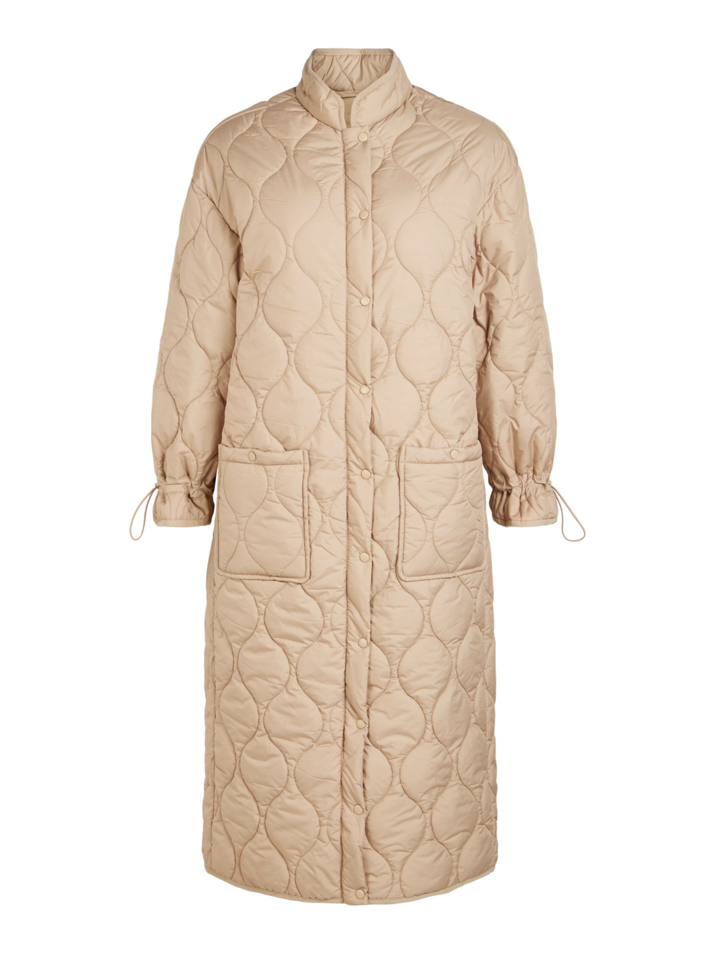 OBJECT Between-seasons coat in Brown: front