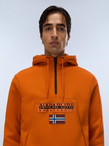 NAPAPIJRI - Sweatshirt 'Burgee  2.0' em laranja