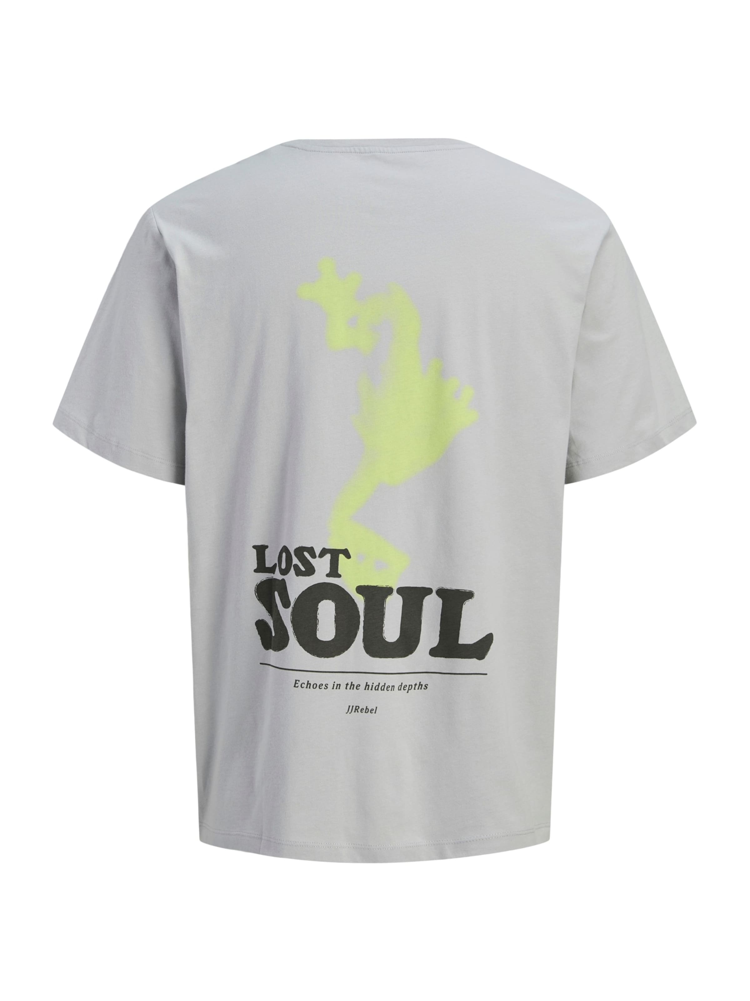 pelēks JJ Rebel T-Krekls 'JREBRILEY'